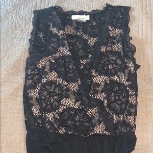 Medium, Black Body Suit